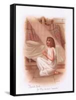 Speak, Lord for Thy Servant Heareth-Henry Ryland-Framed Stretched Canvas