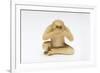 Speak No Evil, One of the Three Wise Monkeys-Japanese School-Framed Giclee Print