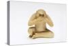 Speak No Evil, One of the Three Wise Monkeys-Japanese School-Stretched Canvas