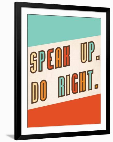 Speak Up-Kindred Sol Collective-Framed Art Print