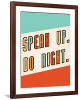 Speak Up-Kindred Sol Collective-Framed Art Print