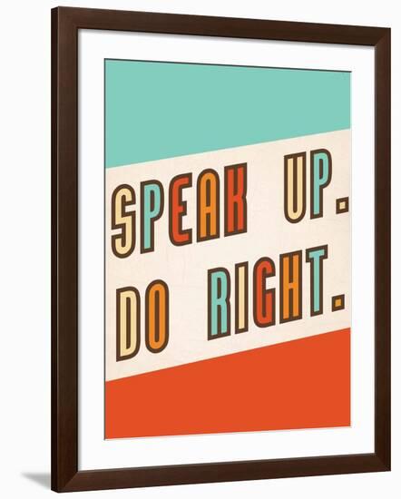 Speak Up-Kindred Sol Collective-Framed Art Print