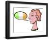 Speaking Gaelic - illustration-Neale Osborne-Framed Giclee Print