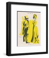 Speaking Ill of the Absent-G. Kienerk-Framed Art Print