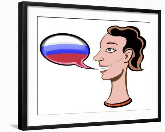 Speaking Russian-Neale Osborne-Framed Giclee Print