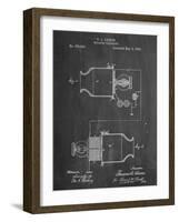Speaking Telegraph Patent-null-Framed Art Print
