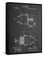 Speaking Telegraph Patent-null-Framed Stretched Canvas