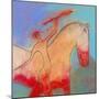 Spear Beside a Horse-Marie Bertrand-Mounted Giclee Print