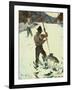 Spear Fishing, 1928 (Watercolour on Paper)-Frank Weston Benson-Framed Giclee Print