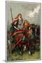 'Spear in Hand, Boadicea Led Them to Attack', Illustration from 'Heroes and Heroines of English…-Gordon Frederick Browne-Mounted Giclee Print