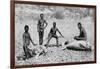 Speared Manatee, North-West Australia, 1922-null-Framed Giclee Print