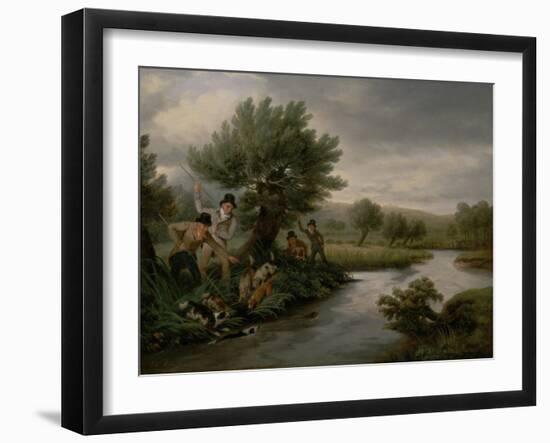 Spearing the Otter, 1805-Philip Reinagle-Framed Giclee Print