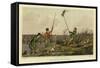Spearing the Otter-Henry Thomas Alken-Framed Stretched Canvas