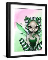 Spearmint Sprite-Jasmine Becket-Griffith-Framed Art Print