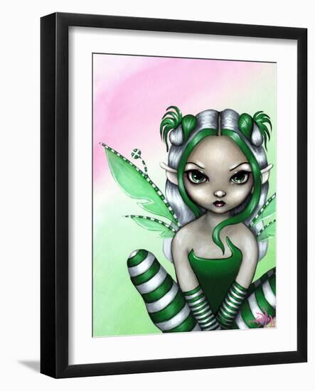 Spearmint Sprite-Jasmine Becket-Griffith-Framed Art Print