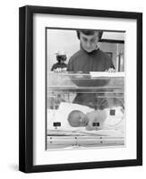 Special Care Unit for Premature Babies, Nether Edge Hospital, Sheffield, South Yorkshire, 1969-Michael Walters-Framed Photographic Print