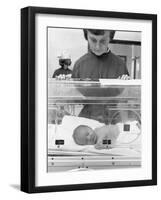 Special Care Unit for Premature Babies, Nether Edge Hospital, Sheffield, South Yorkshire, 1969-Michael Walters-Framed Photographic Print