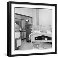 Special Care Unit for Premature Babies, Nether Edge Hospital, Sheffield, South Yorkshire, 1969-Michael Walters-Framed Photographic Print