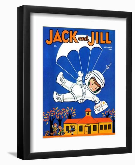 Special Delivery  - Jack and Jill, September 1961-Becky Krehbiel-Framed Premium Giclee Print