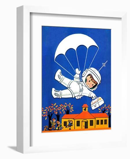 Special Delivery - Jack & Jill-Becky Krehbiel-Framed Giclee Print