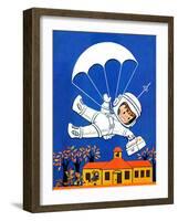 Special Delivery - Jack & Jill-Becky Krehbiel-Framed Giclee Print