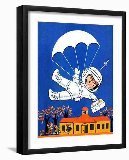 Special Delivery - Jack & Jill-Becky Krehbiel-Framed Giclee Print