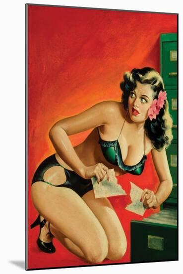 Special Detective Pulp Cover; Evidence-Peter Driben-Mounted Art Print