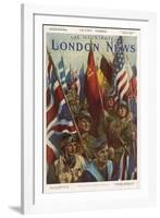 Special Edition of the Illustrated London News to Celebrate the End of World War Ii-null-Framed Photographic Print