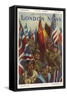 Special Edition of the Illustrated London News to Celebrate the End of World War Ii-null-Framed Stretched Canvas