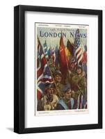 Special Edition of the Illustrated London News to Celebrate the End of World War Ii-null-Framed Photographic Print