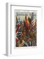 Special Edition of the Illustrated London News to Celebrate the End of World War Ii-null-Framed Photographic Print