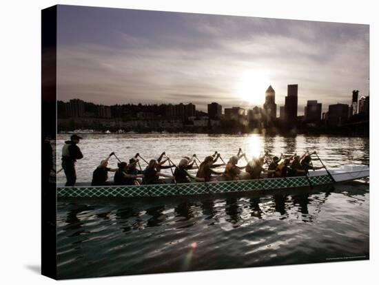 Special Editions Summer Dragon Boats, Portland, Oregon-Don Ryan-Stretched Canvas