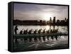 Special Editions Summer Dragon Boats, Portland, Oregon-Don Ryan-Framed Stretched Canvas