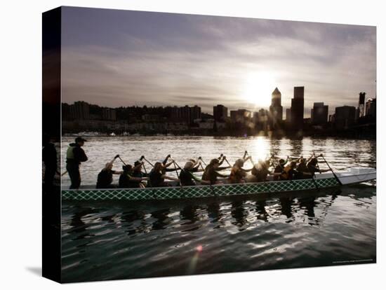 Special Editions Summer Dragon Boats, Portland, Oregon-Don Ryan-Stretched Canvas