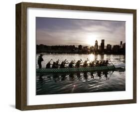 Special Editions Summer Dragon Boats, Portland, Oregon-Don Ryan-Framed Photographic Print