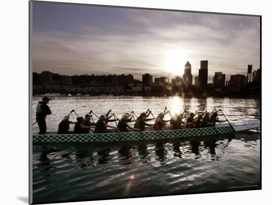 Special Editions Summer Dragon Boats, Portland, Oregon-Don Ryan-Mounted Photographic Print