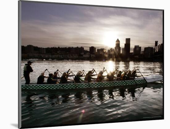 Special Editions Summer Dragon Boats, Portland, Oregon-Don Ryan-Mounted Photographic Print