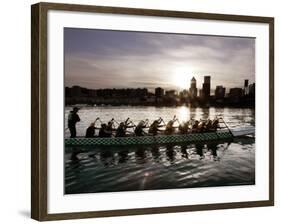 Special Editions Summer Dragon Boats, Portland, Oregon-Don Ryan-Framed Photographic Print