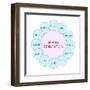 Special Education Circular Word-mybaitshop-Framed Art Print