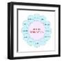 Special Education Circular Word-mybaitshop-Framed Art Print