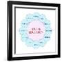 Special Education Circular Word-mybaitshop-Framed Art Print