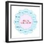 Special Education Circular Word-mybaitshop-Framed Art Print