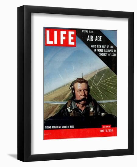 Special Issue Air Age, Man's New Way of Life in World Reshaped by Conquest of Skies, June 18, 1956-Howard Sochurek-Framed Premium Photographic Print