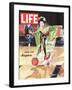 Special Issue: Japan, Woman in Kimono Bowling, September 11, 1964-Larry Burrows-Framed Photographic Print