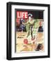 Special Issue: Japan, Woman in Kimono Bowling, September 11, 1964-Larry Burrows-Framed Photographic Print