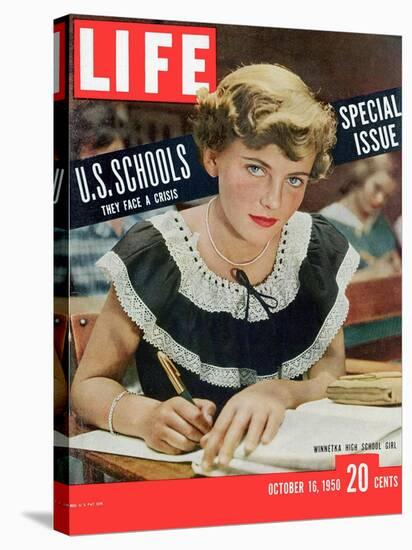 Special Issue on US Schools, October 16, 1950-Alfred Eisenstaedt-Stretched Canvas