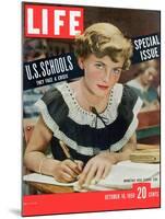 Special Issue on US Schools, October 16, 1950-Alfred Eisenstaedt-Mounted Photographic Print