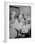 Special Nursery Nurses Wearing Masks as They Bottle-Feed Fully Developed Premature Babies-Hansel Mieth-Framed Photographic Print