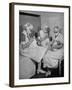 Special Nursery Nurses Wearing Masks as They Bottle-Feed Fully Developed Premature Babies-Hansel Mieth-Framed Photographic Print