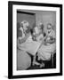 Special Nursery Nurses Wearing Masks as They Bottle-Feed Fully Developed Premature Babies-Hansel Mieth-Framed Photographic Print